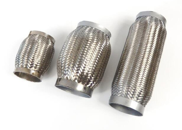 Adaptateur Tuyau D'Échappement En Acier Inoxydable 1,5" X 4" - Double Tresse - 60mm